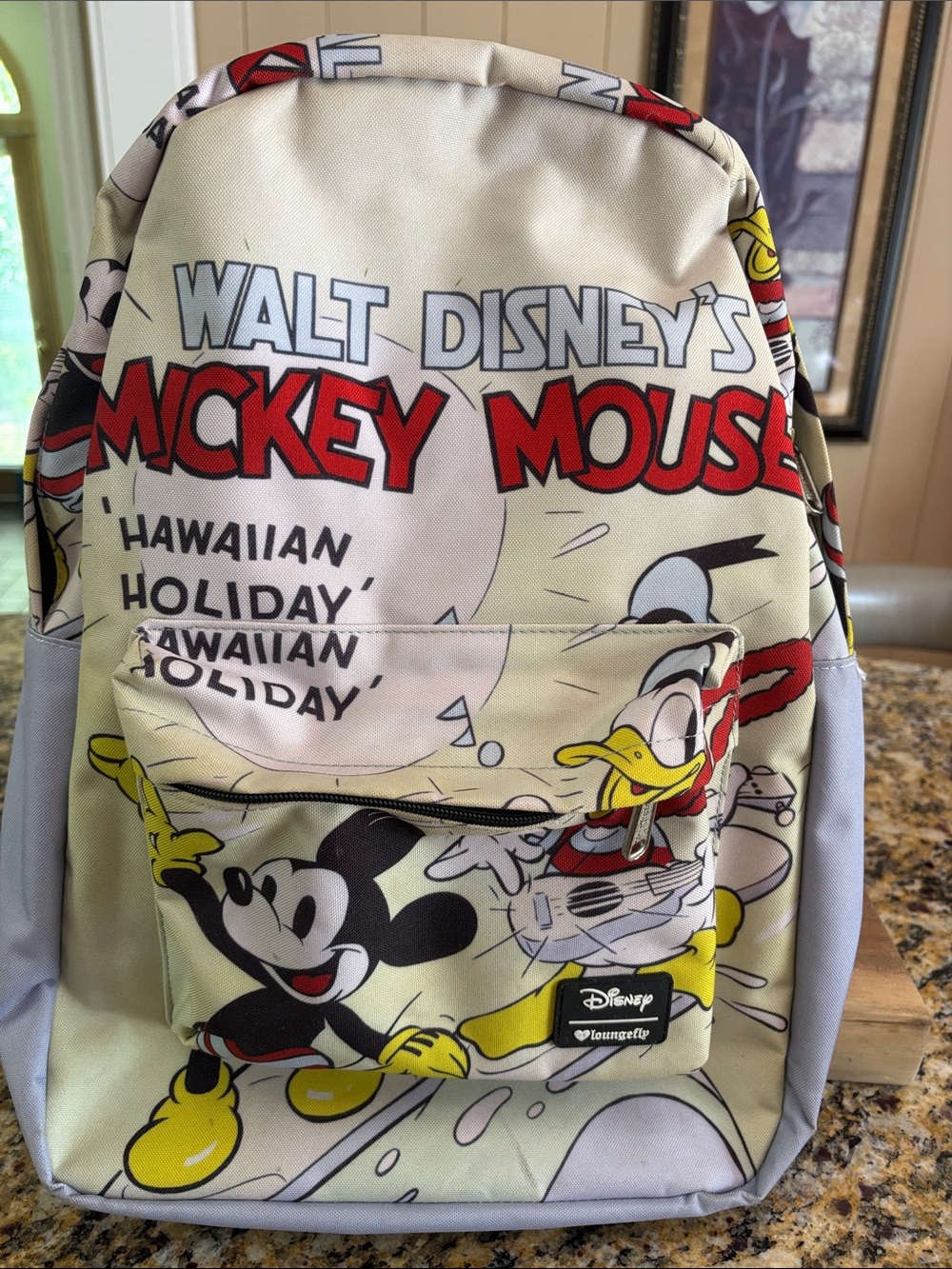 Disney Loungefly Walt Disney’s Mickey Mouse Hawaiian Holiday Full Size Backpack